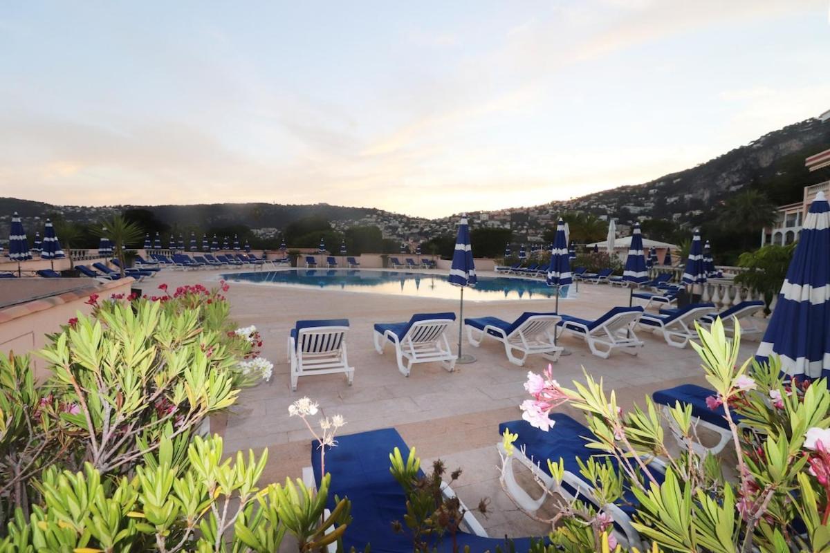 Superbe 2 Piece Tout Confort , Piscine /Ac/Parking Villa Villefranche-sur-Mer Exterior photo